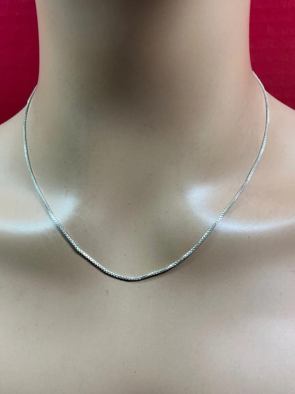 Sterling Silver Italian Chain / Necklace. 18 inches long
